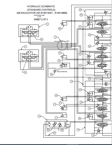 bobcat 325 hydraulic line diagram